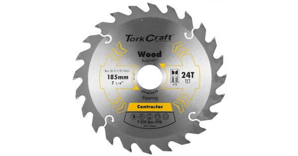Blade Contractor 185 X 24t 30/20/16/1 Circular Saw Tct product image