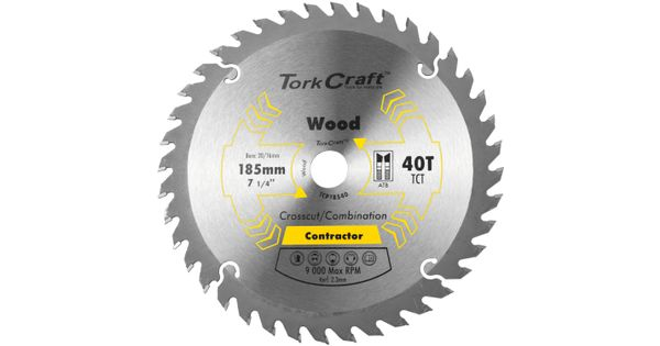 Blade Contractor 185 X 40t 20/16 Circular Saw Tct product image