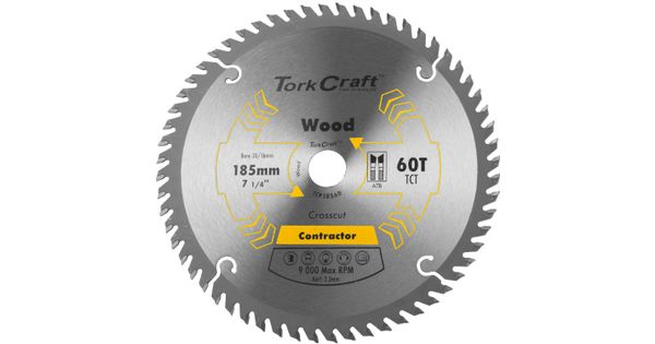 Blade Contractor 185x60t 20/16 Circular Saw Tct product image