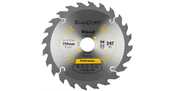 Blade Contractor 190 X 24t 30/20/16 Circular Saw Tct product image
