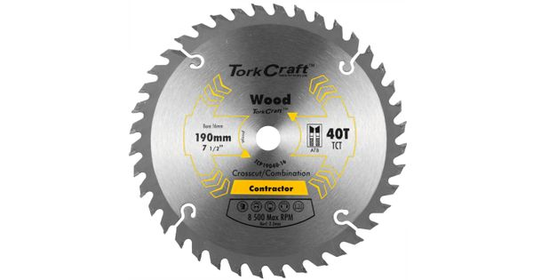 Blade Contractor 190 X 40t 16mm Circular Saw Tct product image