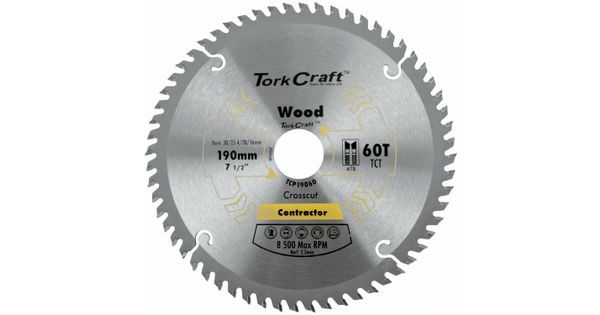 Blade Contractor 190 X 60t 30/1/20/16 Circular Saw Tct product image