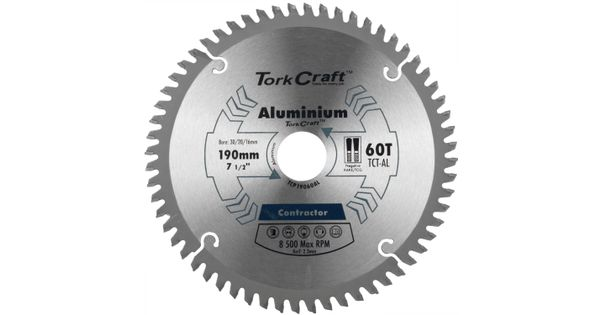 Blade Contractor Alum 190 X 60t 30/20/16 Circular Saw Tct product image