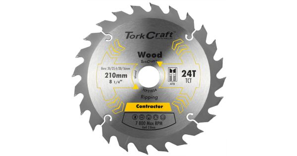 Blade Contractor 210 X 24t 30/1/20/16 Circular Saw Tct product image