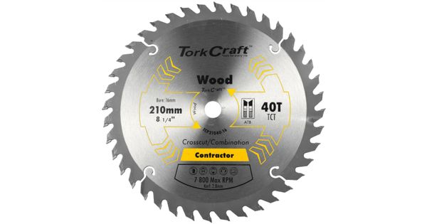 Blade Contractor 210 X 40t-16mm Circular Saw Tct product image