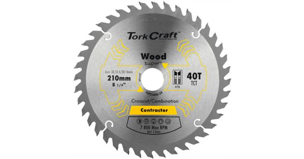 Blade Contractor 210 X 40t 30-1-20-16 Circular Saw Tct product image