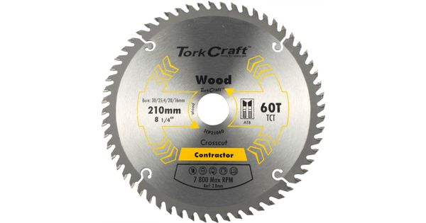 Blade Contractor 210 X 60t 30-1-20-16 Circular Saw Tct product image