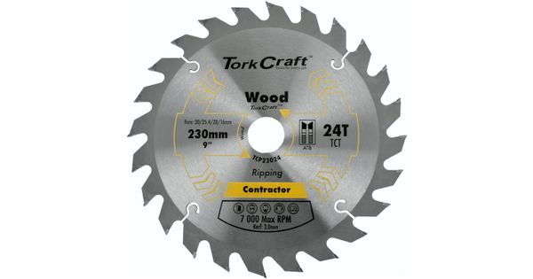 Blade Contractor 230x24t 30/1/2 Circular Saw Tct product image
