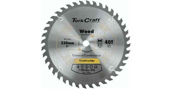 Blade Contractor 230 X40t 16mm Circular Saw Tct product image