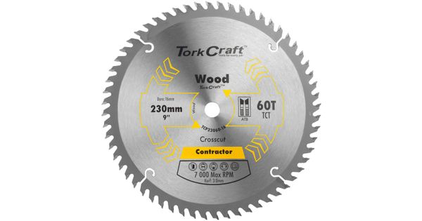 Blade Contractor 230 X 60t 16mm Circular Saw Tct product image