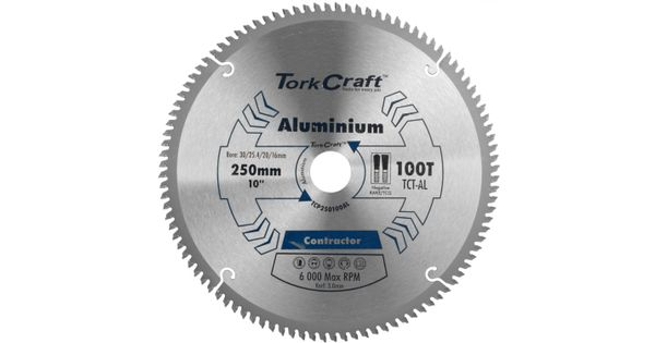 Blade Contractor Alum 250 X 100t 30/1/20/16 Circular Saw Tct product image