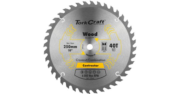 Blade Contractor 250 X 40t 16mm Circular Saw Tct product image