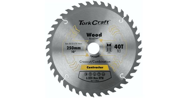 Blade Contractor 250 X 40t 30/1/20/16 Circular Saw Tct product image