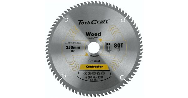 Blade Contractor 250 X 80t Atb 30/16 Circular Saw Tct product image