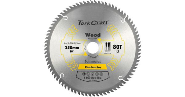 Blade Contractor 250 X 80t Tcg Neg Circular Saw Tct product image