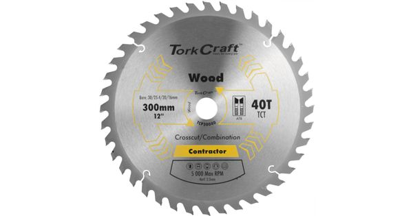 Blade Contractor 300 X 40t 30/1/20/16 Circular Saw Tct product image