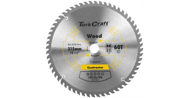 Blade Contractor 315 X 60t 30/1/20/16 Circular Saw Tct product image