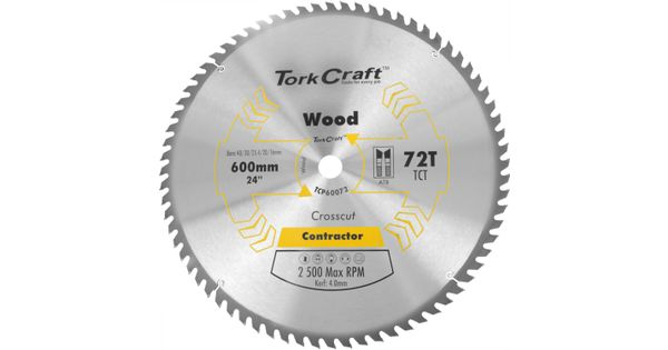 Tct Saw Blade Rip & Cross 600x72t 40/30/25.4/20/16 product image
