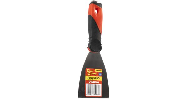 Putty Knife 75mm S/steel Blade Soft Grip Steel Cap product image