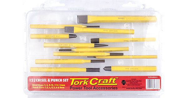 Tork Craft Chisel And Punch Set 12pc product image