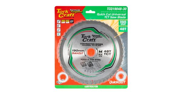 Universal Quick Cut Tct Blade 190x48t 30-20-16 product image