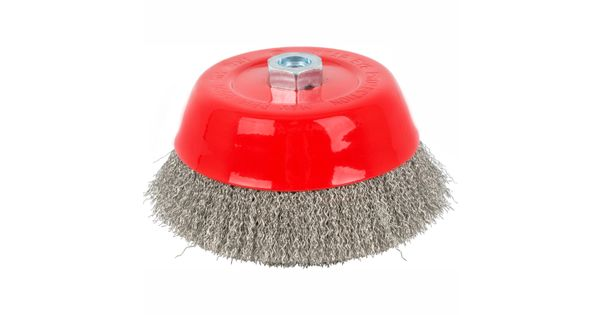 Wire Cup Brush 150 X M14 Crimped Stainless Steel Bulk Tcw product image
