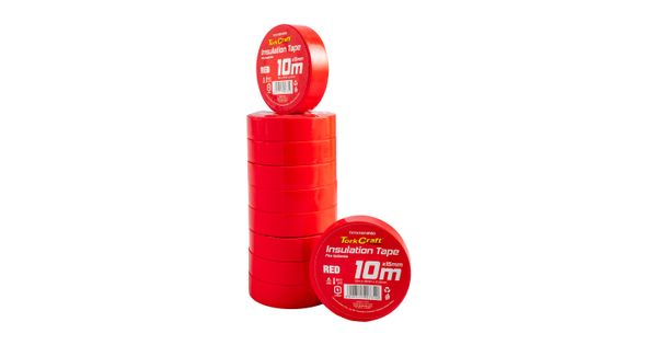 0.15mmx15mmx10m Red Insulation Tape product image