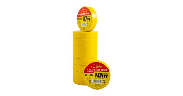 0.15mmx15mmx10m Yellow Insulation Tape product image