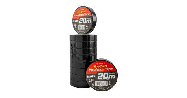 0.20mmx18mmx20m Black Insulation Tape product image