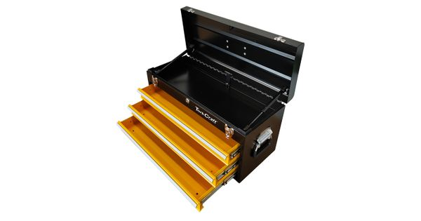 Tork Craft Track Box 2.0 Empty 3-Drawer Top Tool Box 600 x 250 x 320mm TCTB005 product image