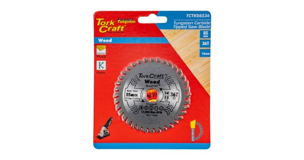Tct Saw Blade 85mm X 1.2mm X 15mm X 36t Wood Thin Kerf product image