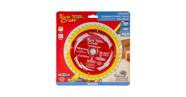 Saw Blade Thin Kerf 184 X 40t 20/16 Tct product image