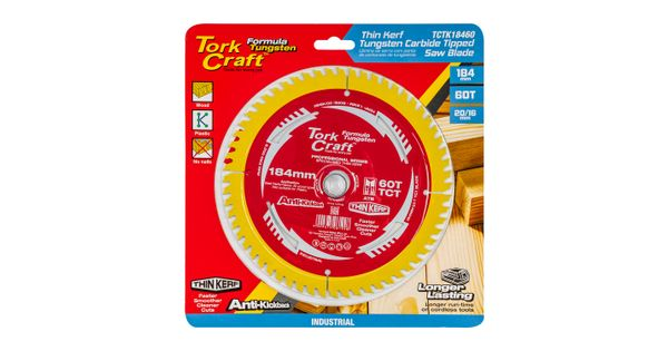 Saw Blade Thin Kerf 184 X 60t 20/16 Tct product image