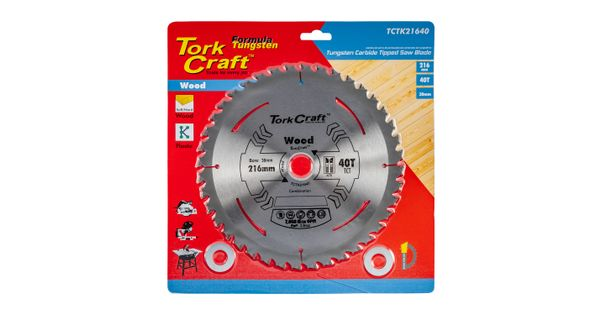 Tct Saw Blade 216mm X 2.0mm X 30mm X 40t Wood Thin Kerf product image