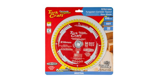 Tct Saw Blade 216mm X 2.0mm X 30mm X 60t Wood Thin Kerf product image