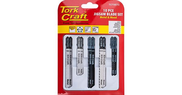 Jigsaw Blade Set 10 Pce For Metal & Wood T - Shank product image