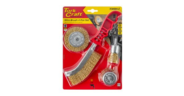 Wire Brush Set 4pce With Hand Brush product image