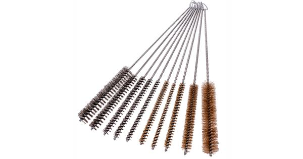 Tube Pipe Brush Set Brass 10pc product image