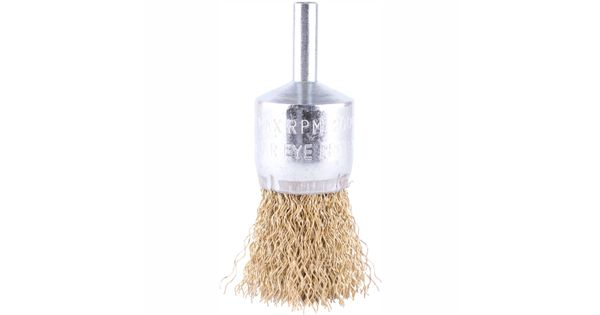 Wire End Brush High Speed 24mm X 6mm Shaft product image