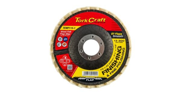 Flap Disc Wool Felt 115mm X 22.23mm Tcfd Polishing product image