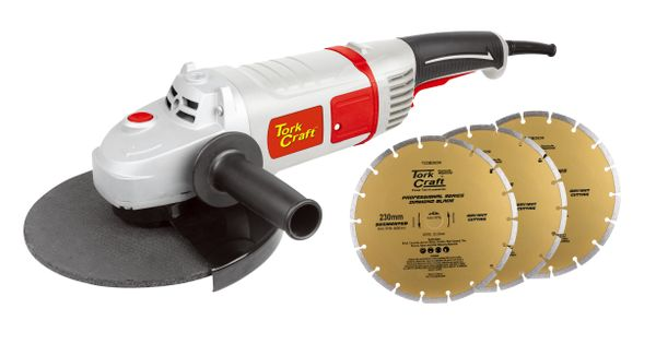 Angle Grinder Tcag0230 C/w Diamond Blade Seg Tcdb20230-3p product image