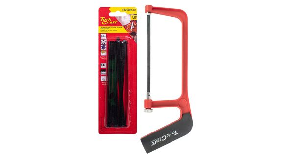 Junior Hacksaw150mm Tchs003 C/w 10pc Blades 150mm 24tpi Tc925002-10 product image