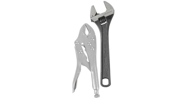 Plier Locking 170mm Tc570170 C/w Shifting Spanner 150mm Tc52006 product image