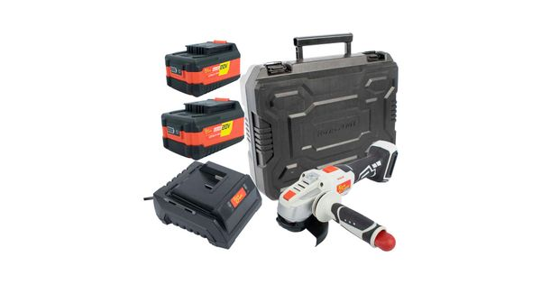 Angle Grinder 20v 115mm C/w Std. Charg. & 2 X 4.0ah Batteries product image