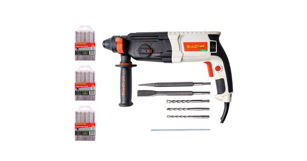 Rotary Hammer 800w Sds Tcrh0800 C/w 5pc Sds Drill Bit Set X 3 Nr07305 product image