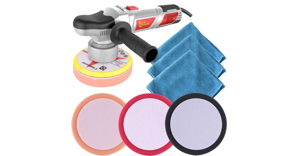 Polisher Pol04 + 3pc F/pad Spc00203/205/207 + 3pc Mic. Cloth Spc00104 product image