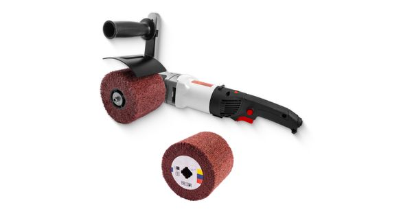 Stainless Burnishing Machine 800w C/w Extra 120grit Nylon Wheel product image