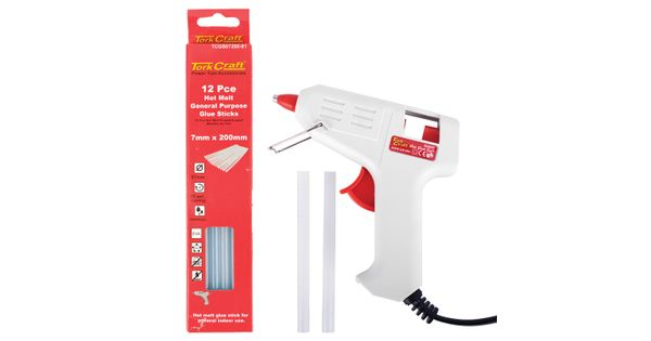 Tcgg05001 Glue Gun With Tcgs07200-01 Glue Sticks 12pce product image