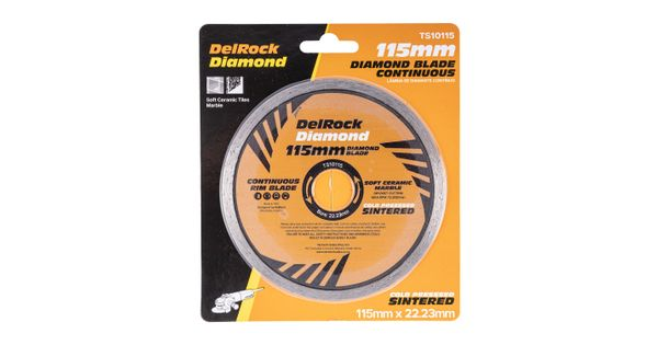 Diamond Blade 115mm Cont. Rim Delrock product image