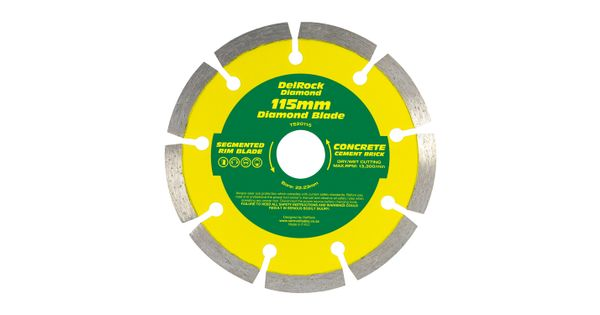 Diamond Blade 115mm Segmented Delrock product image